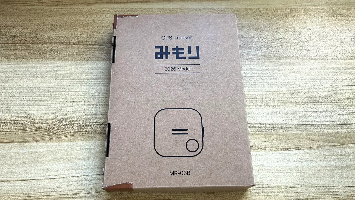 ヤマト運輸のネコポスで届いたみもりGPSトークの外箱