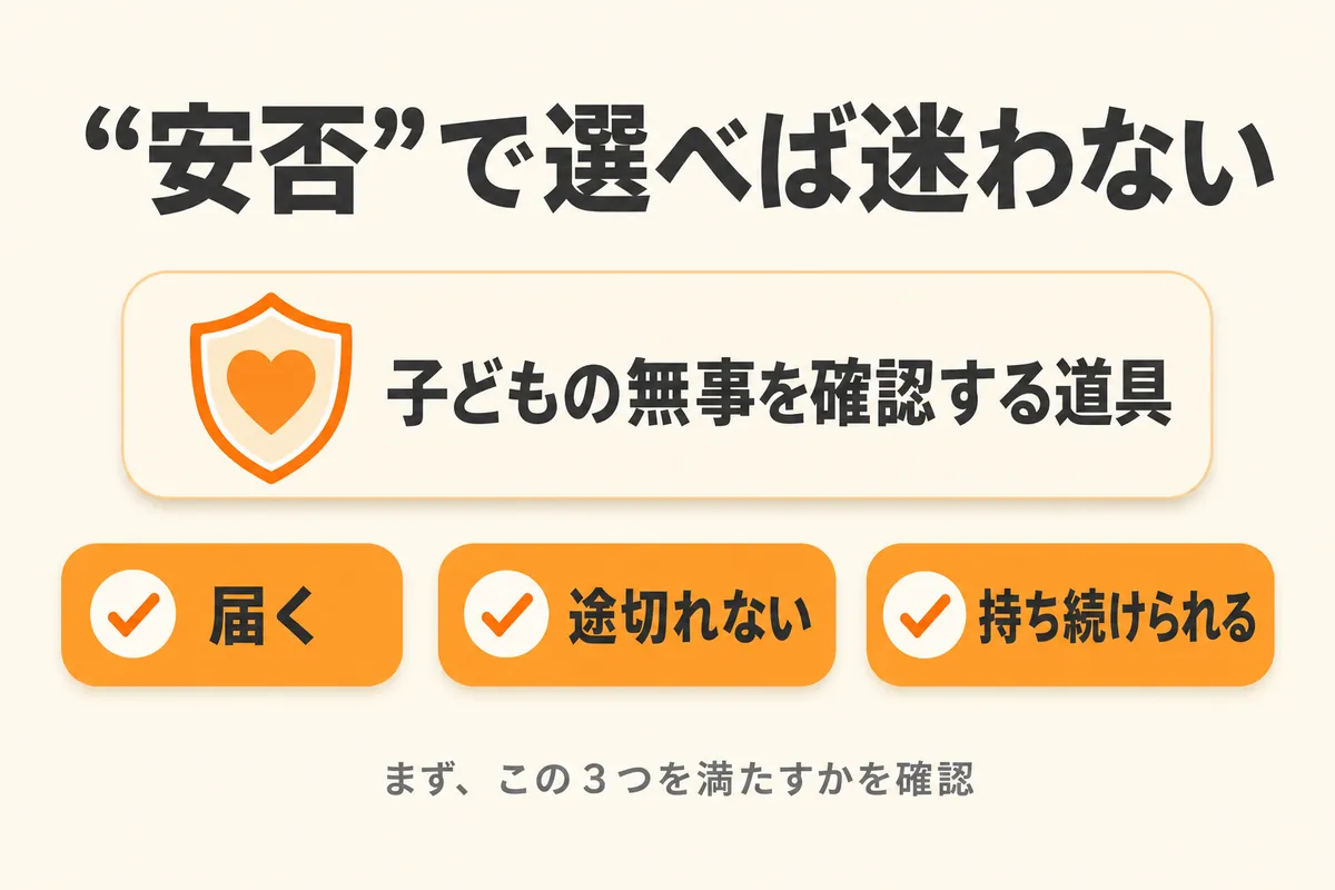 見守りGPSは子どもの無事を途切れずに確認し続けられることが大切